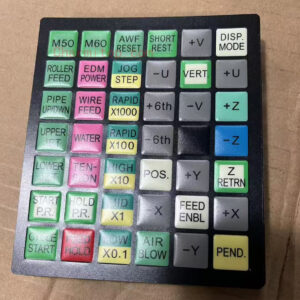 F15 Operation panel Keyboard mask Control panel Button film Hand control box film for Fanuc EDM Machine