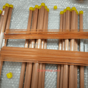 Copper Tube 1.0 1.1 1.2 1.5 2.0 2.5 3.0mm 400mmL single hole electrode edm tube edm pipe for edm drilling machine