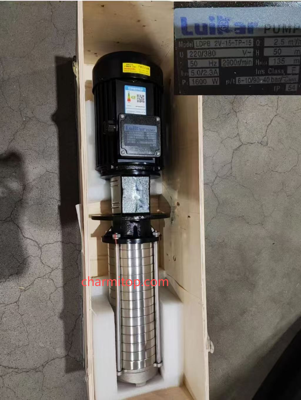 Pump LDPB 2V-15-TP-15 380V 50Hz 2900r/min for Machine parts