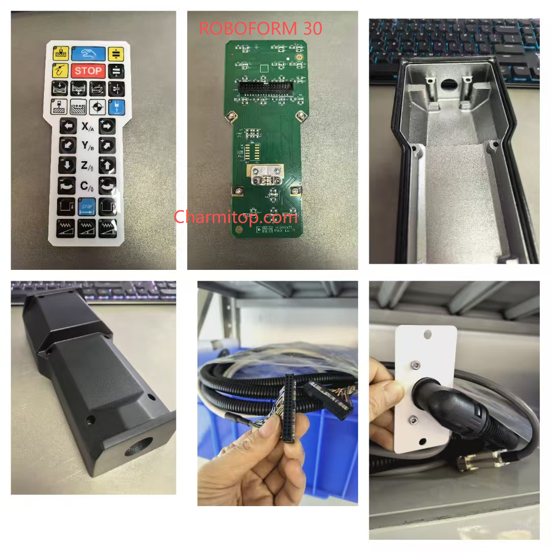 Completed remote control box with cable for charmilles ROBOFORM 30 emd machine